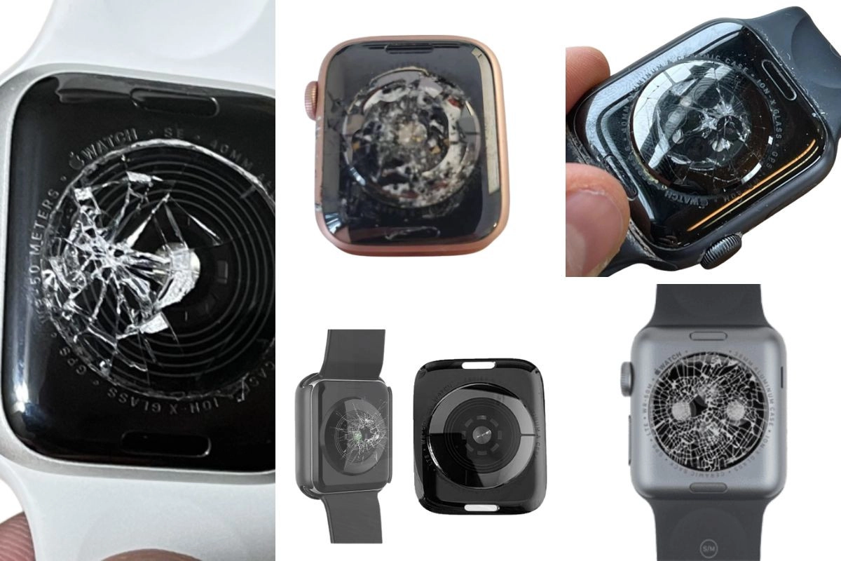 Đế sạc Apple Watch bể vỡ kính