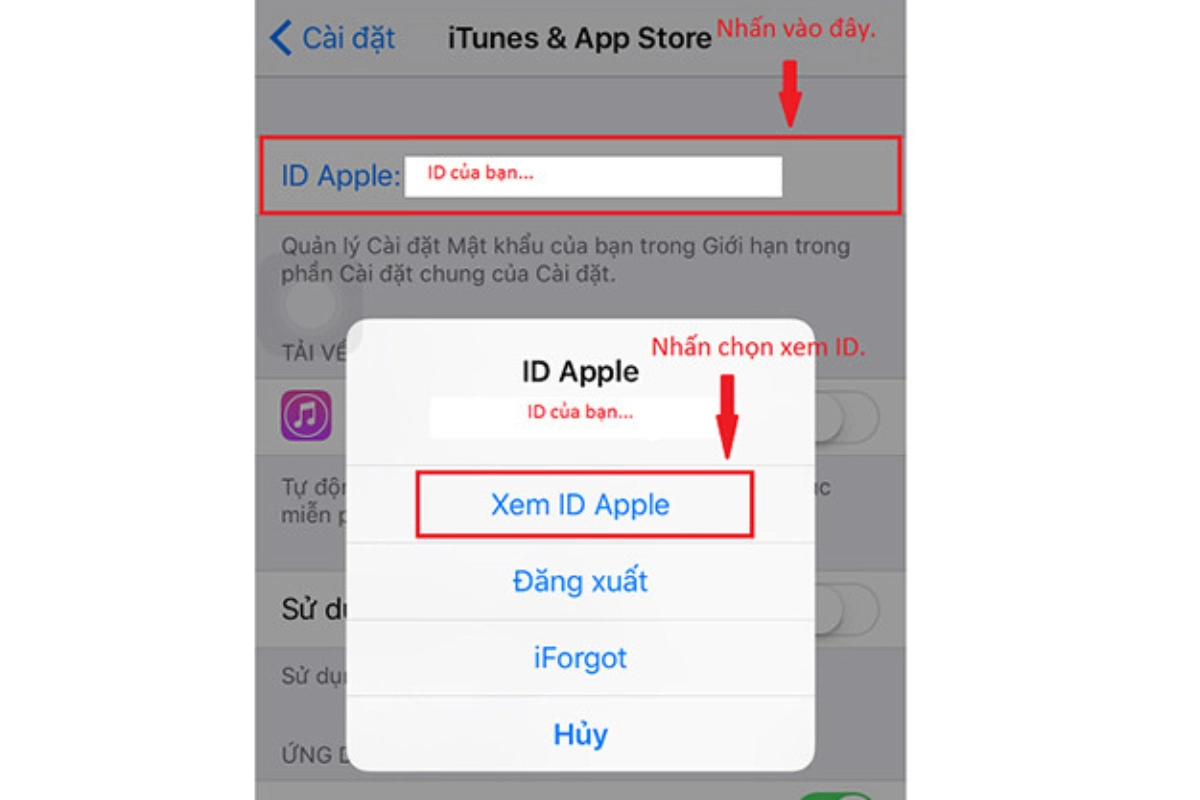 Xem ID Apple