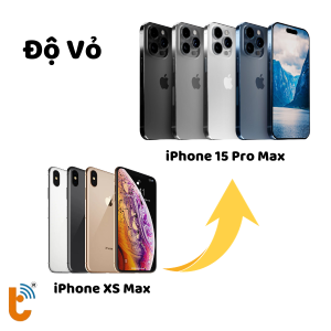 Độ vỏ iPhone Xs Max lên 15 Pro Max