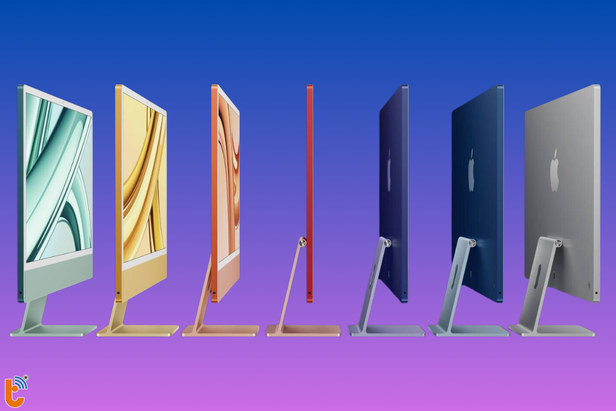 7 tùy chọn màu sắc cho iMac M3 với ngoại hình không đổi