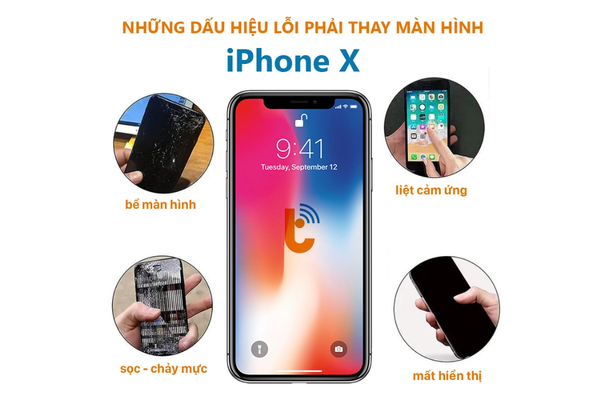 thay màn hình iphone x 1