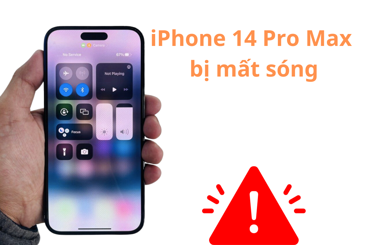 iPhone 14 ProMax bị mất sóng