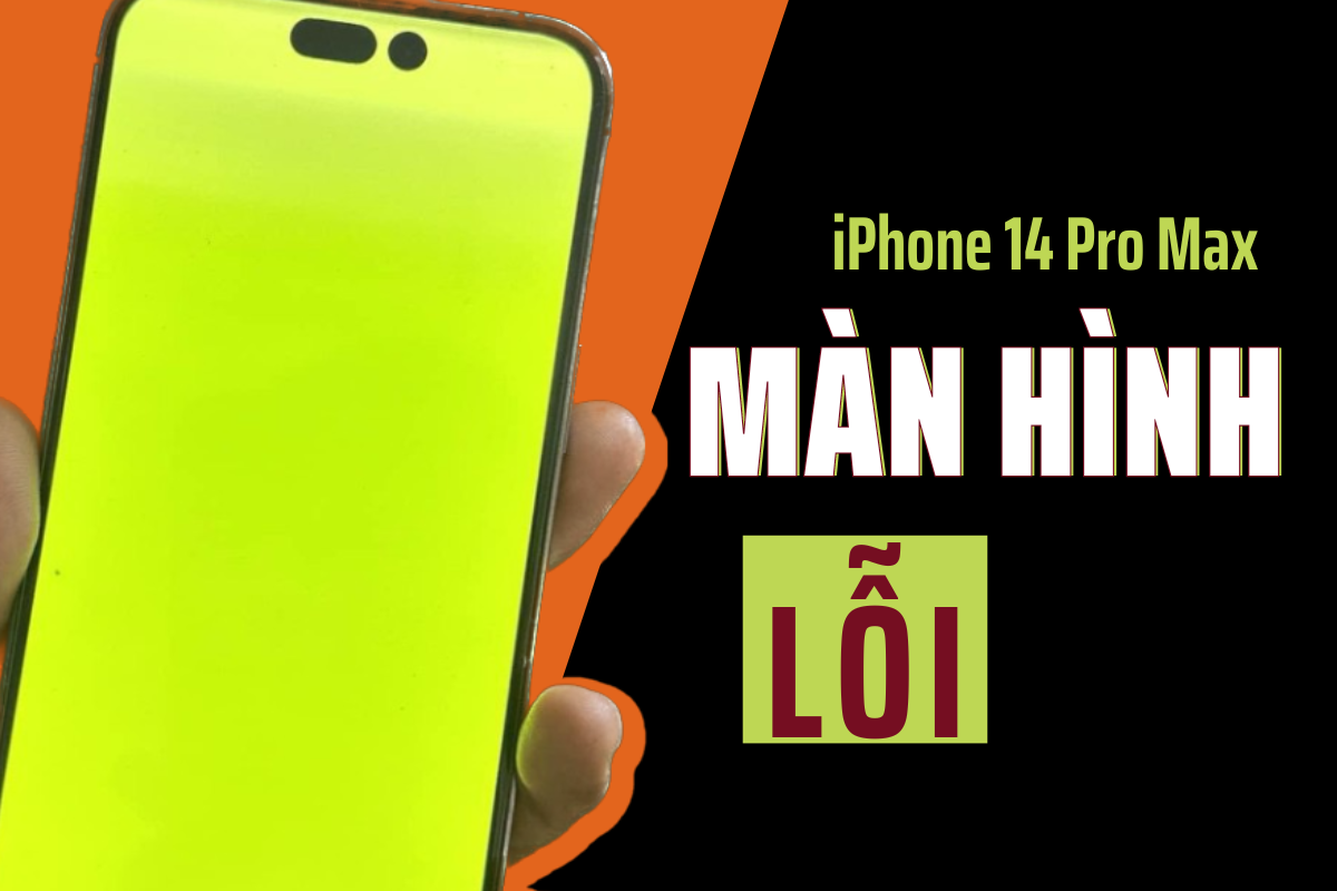 iPhone 14 Pro Max bị lỗi màn hình Nguyên nhân và cách khắc phục