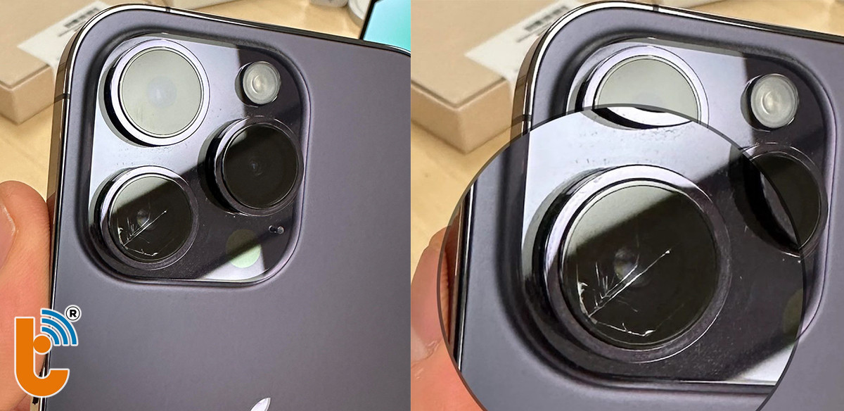 iPhone 14 Pro Max bị bể kính camera sau
