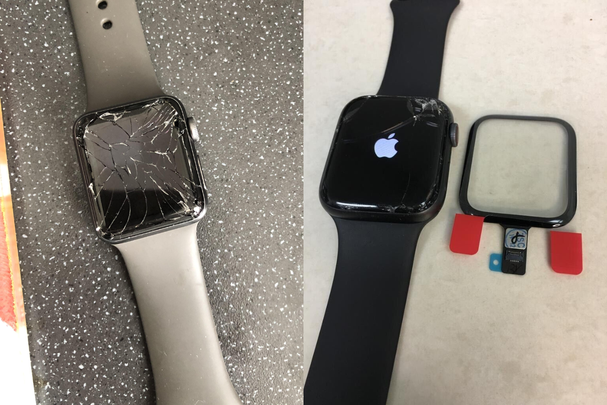 Cấn thay kính Apple Watch khi bị nứt vỡ
