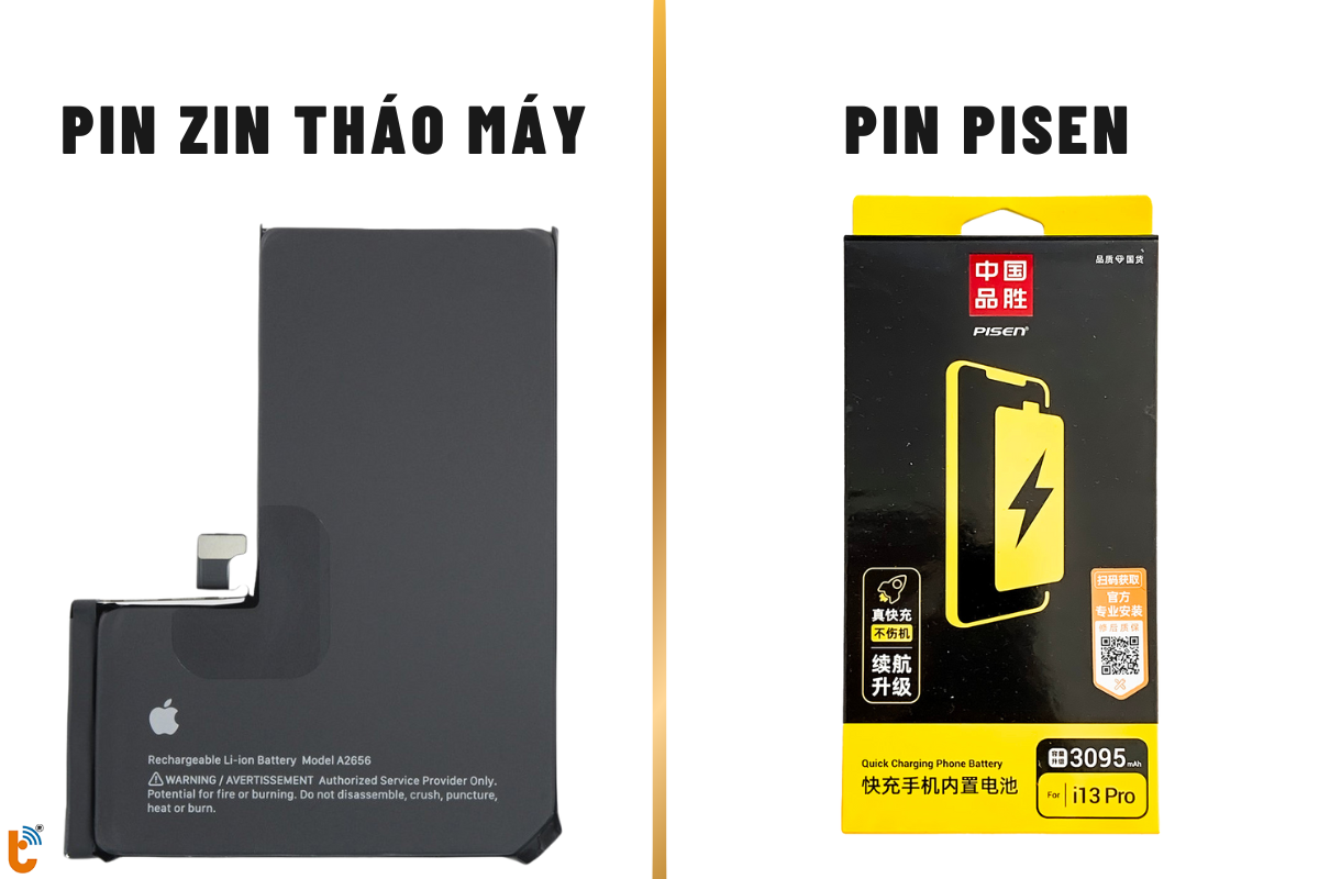 Tùy vào loại pin mà có mức giá thay pin iP 13 Pro khác nhau 