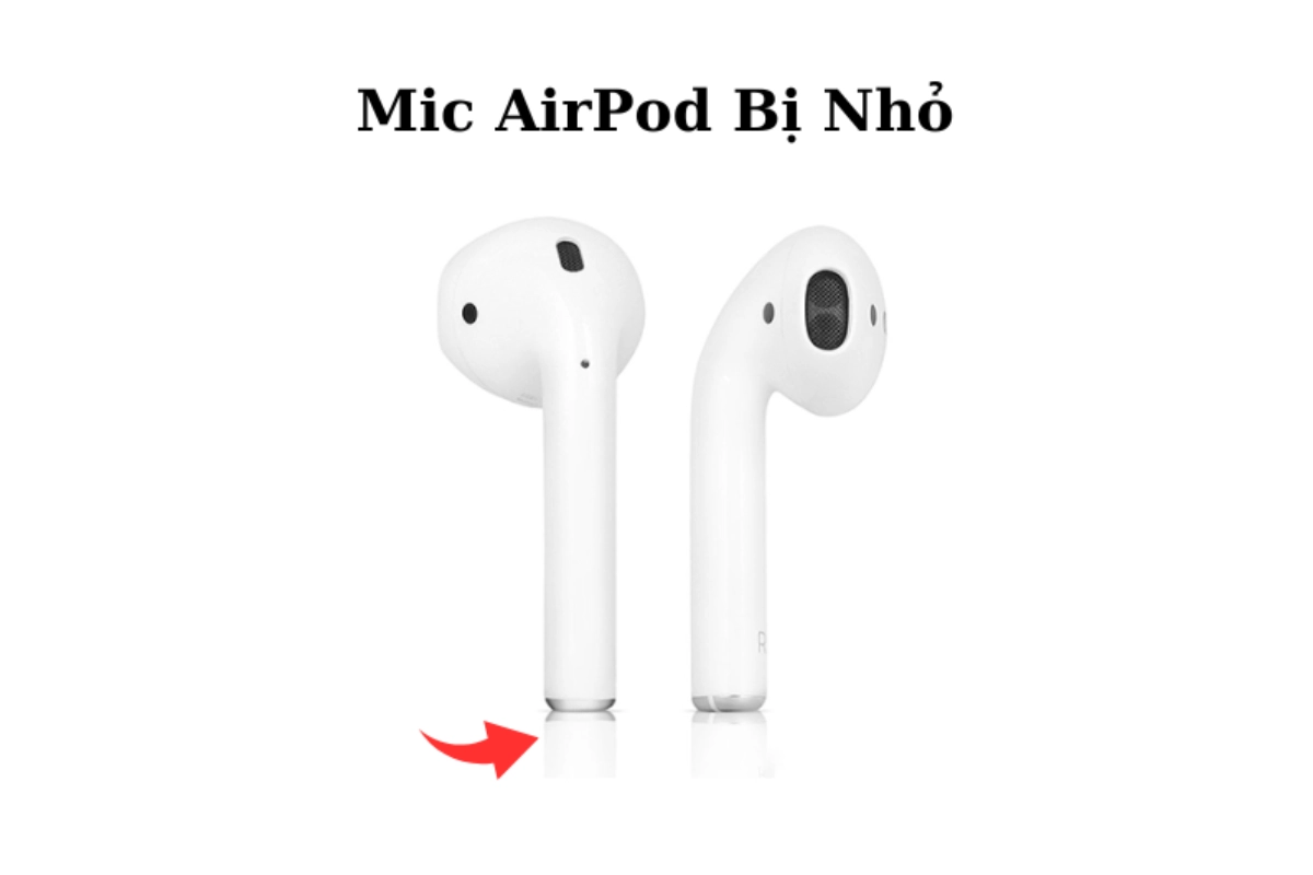 Vị trí mic AirPod