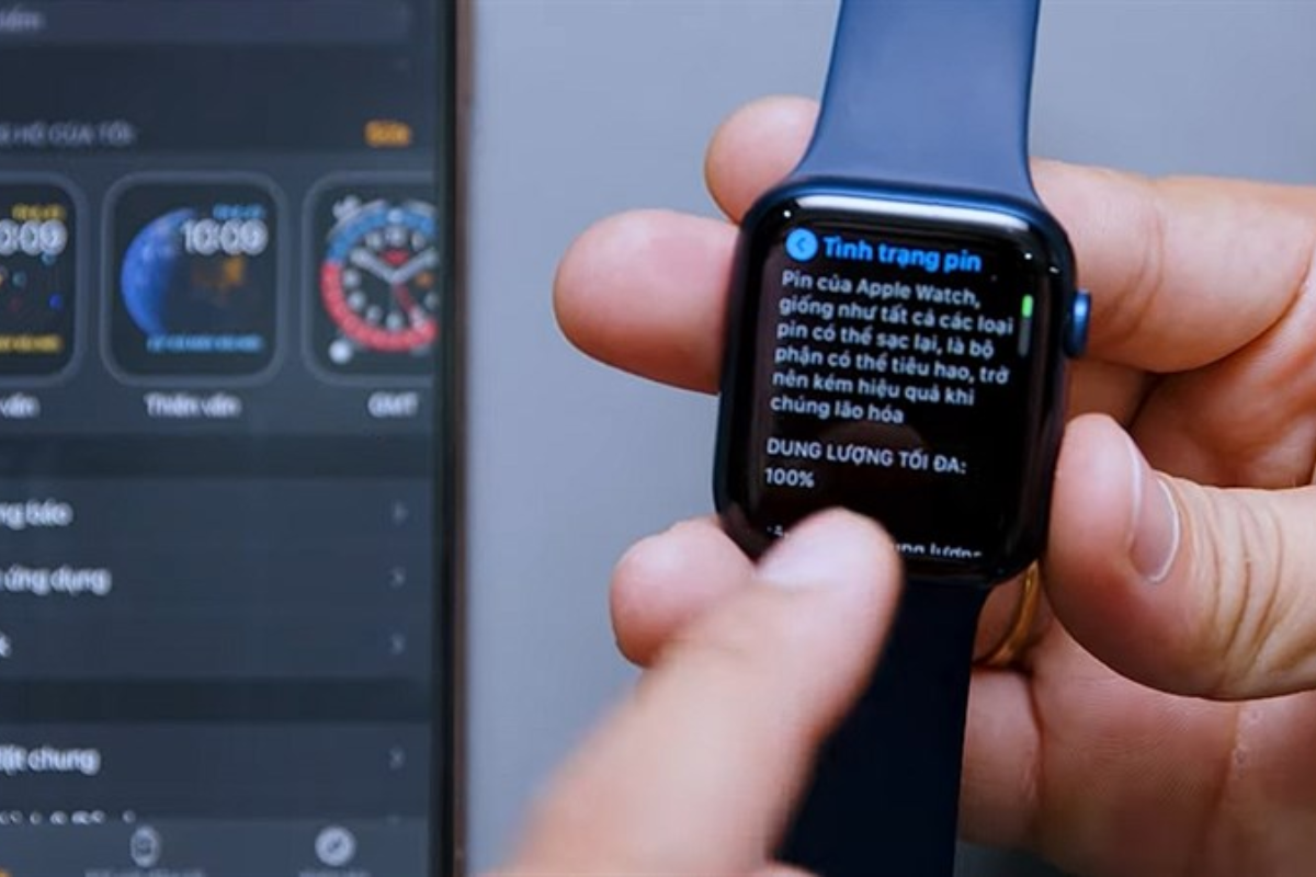Cách kiểm tra dung lượng tối đa trên Apple Watch