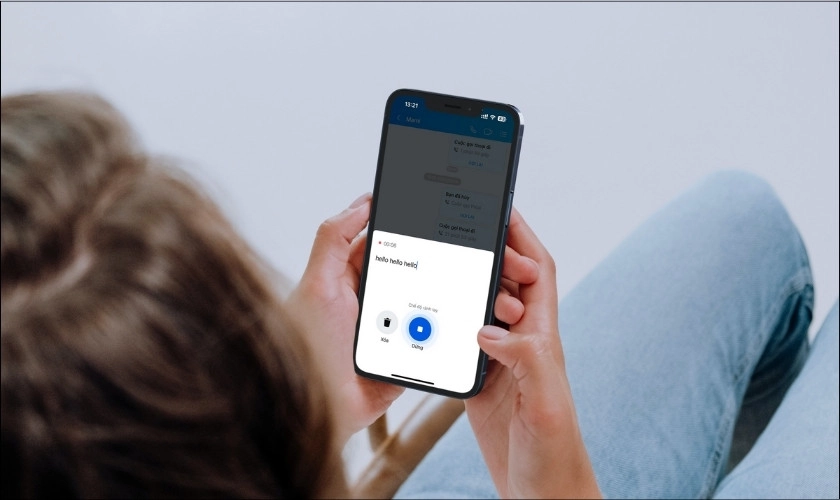 Nhắn tin bằng giọng nói trên Zalo