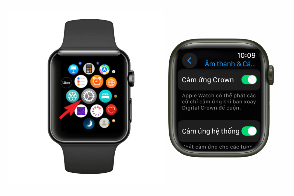 Cách tắt cảm ứng Digital Crown trên Apple Watch
