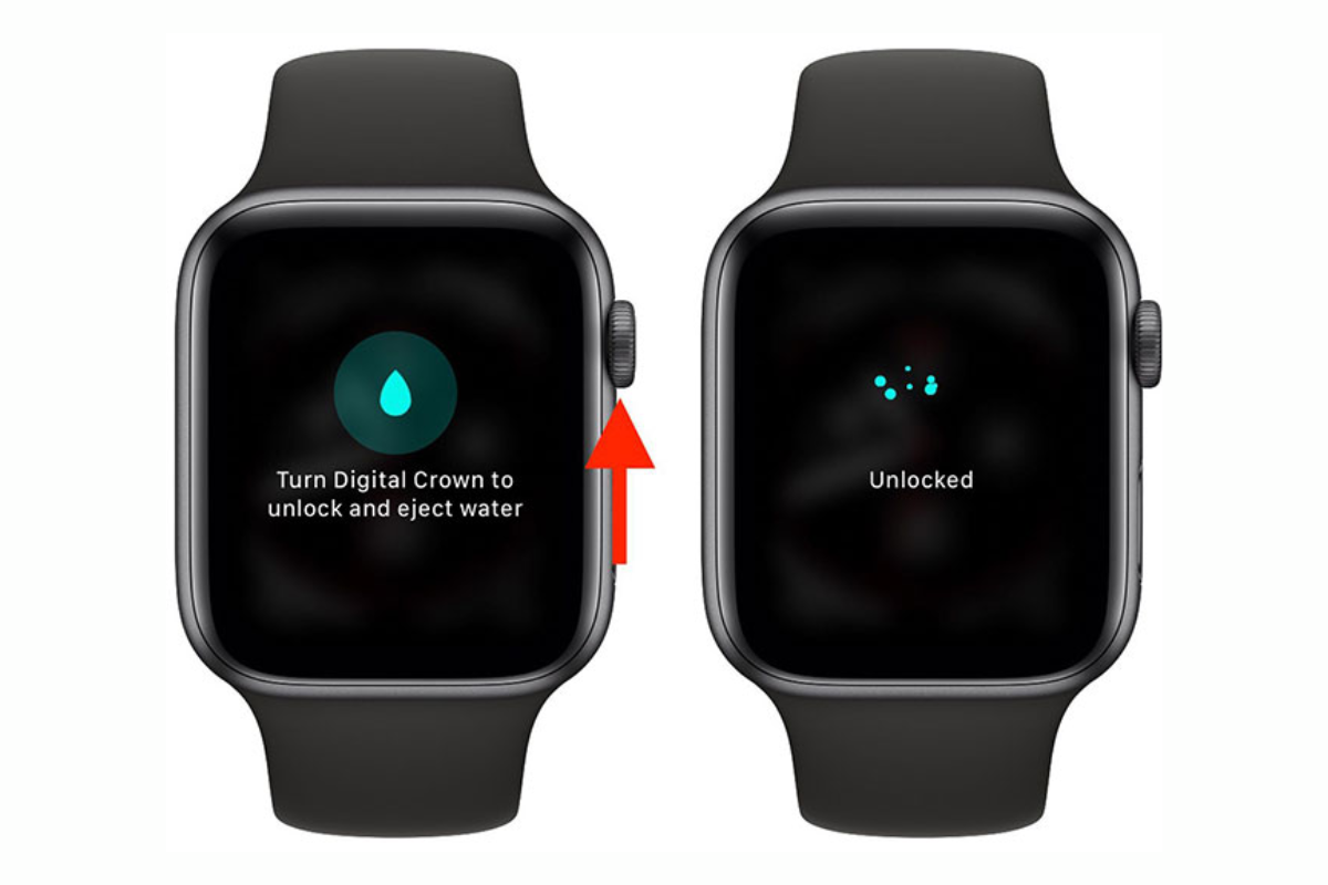 Cách để tắt waterlock Apple Watch watchos dưới 8