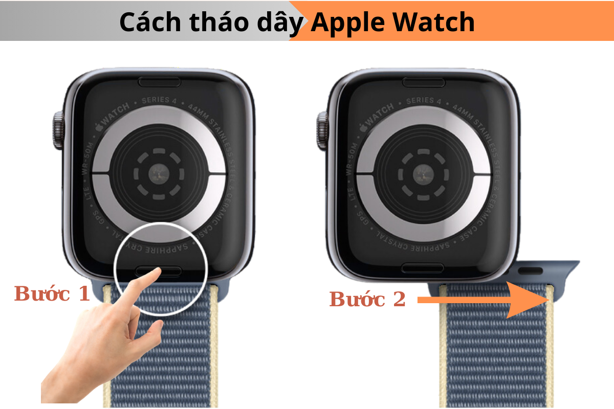 tháo dây Apple Watch 
