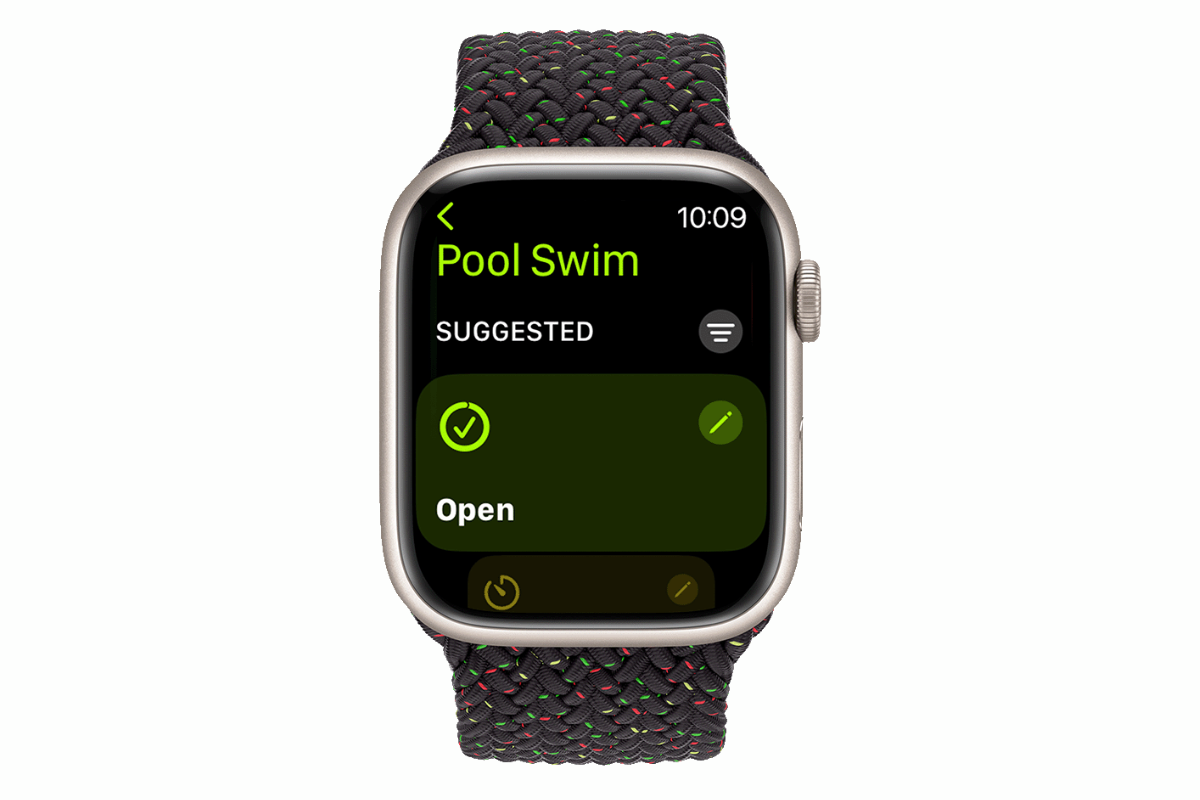 Chế độ bơi lội trên Workout của Apple Watch 