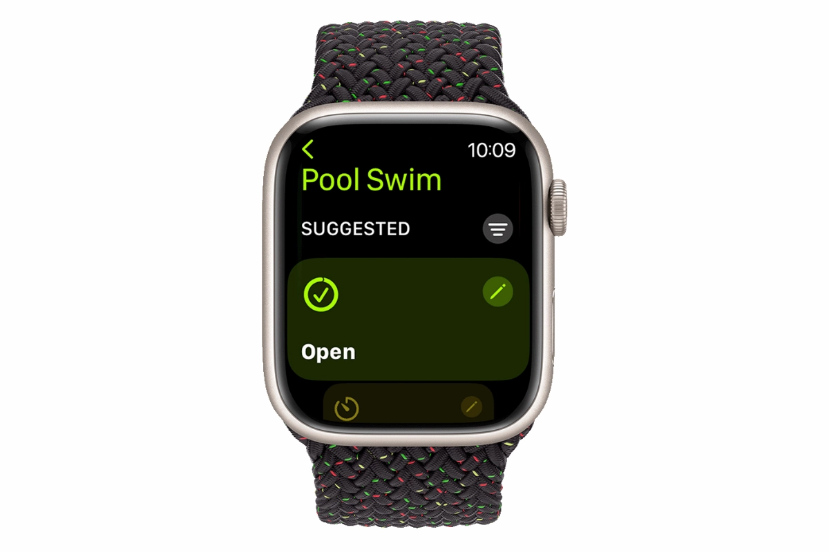 Chế độ bơi lội trên Workout của Apple Watch 