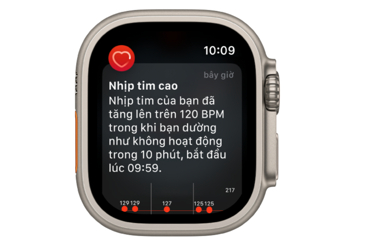 Điện tâm đồ trên Apple Watch Ultra