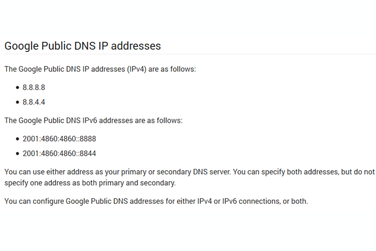 Thay đổi địa chỉ DNS khác trên iPad
