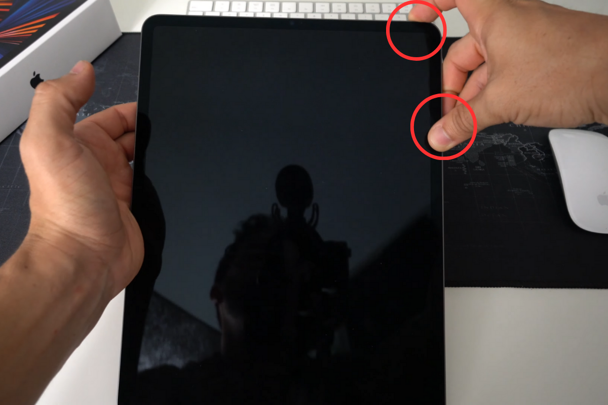 Cách khắc phục iPad bị treo táo bằng cách khởi động lại