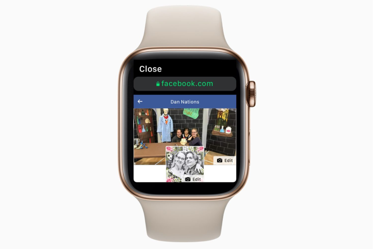 Lướt Facebook trên Apple Watch 