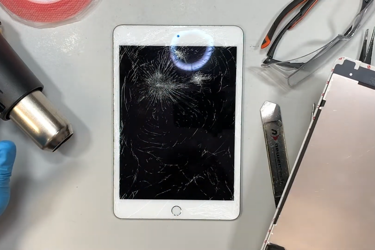 Mặt kính cảm ứng iPad Mini 5 bị vỡ