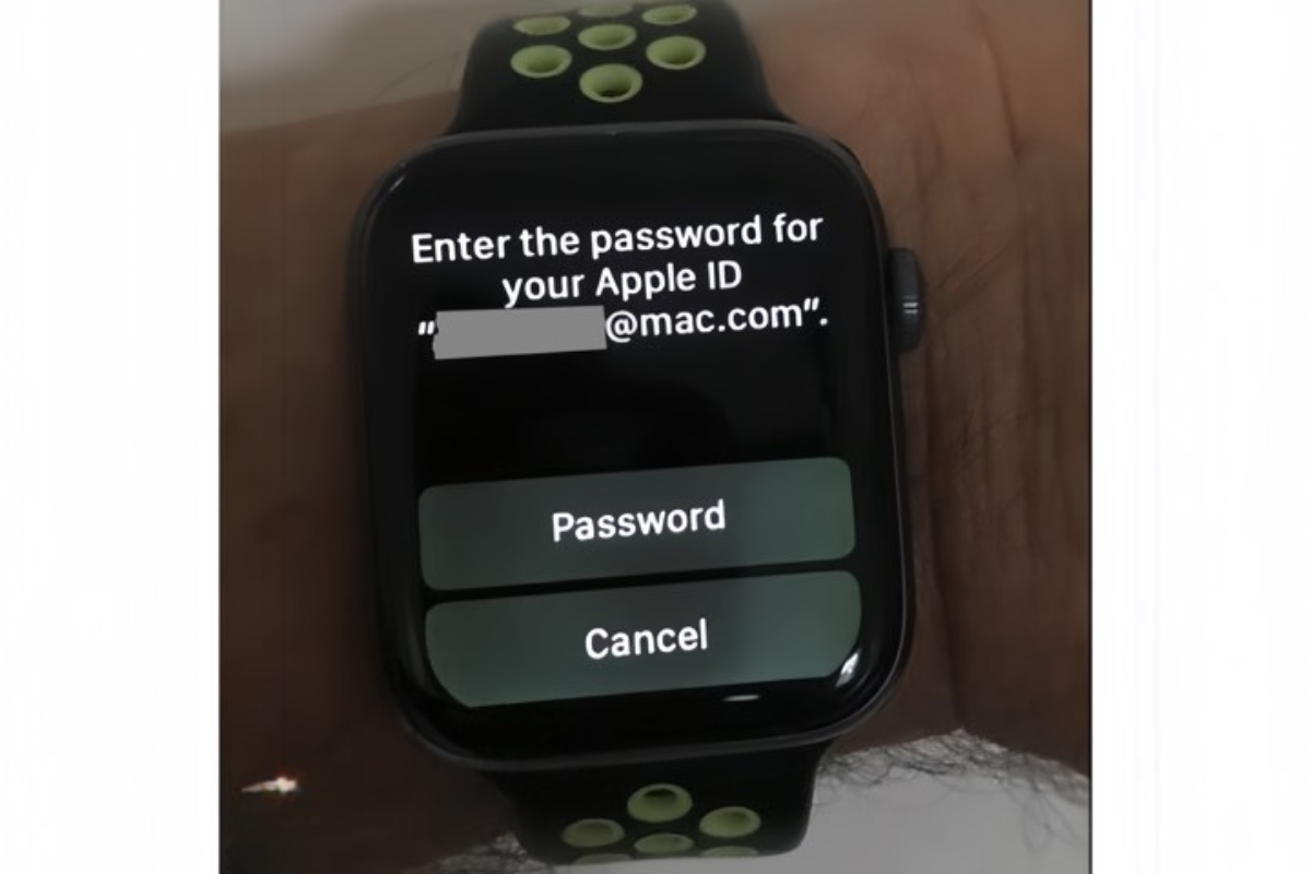 Nhập ID Apple và mật khẩu