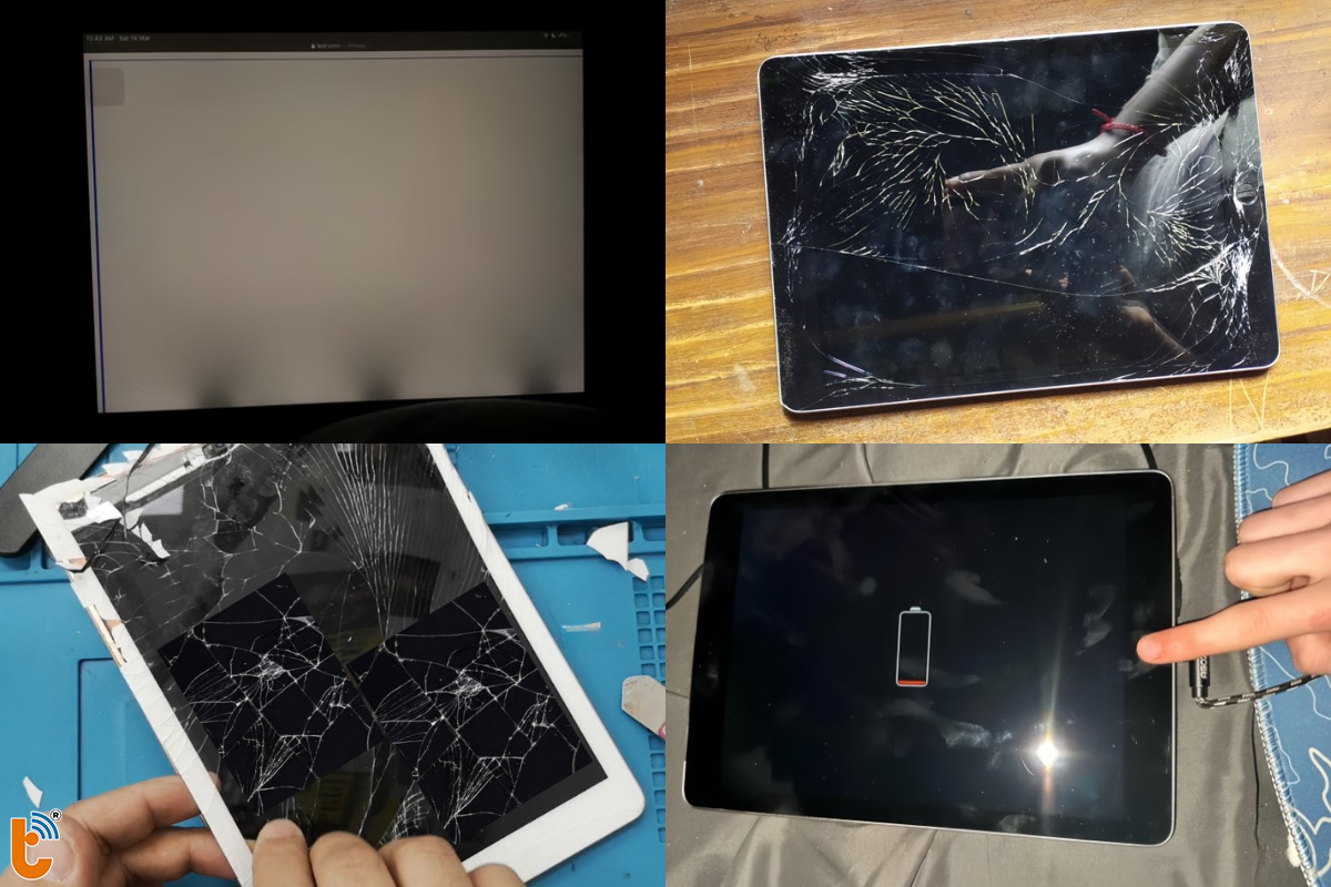 iPad Gen 6 bị lỗi, hư hỏng