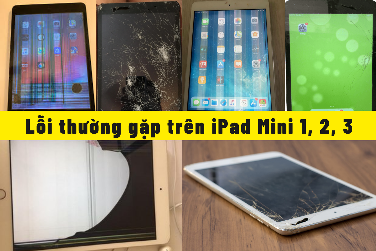 iPad Mini 2, 1, 3