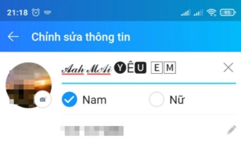 Tên kí tự Zalo đẹp