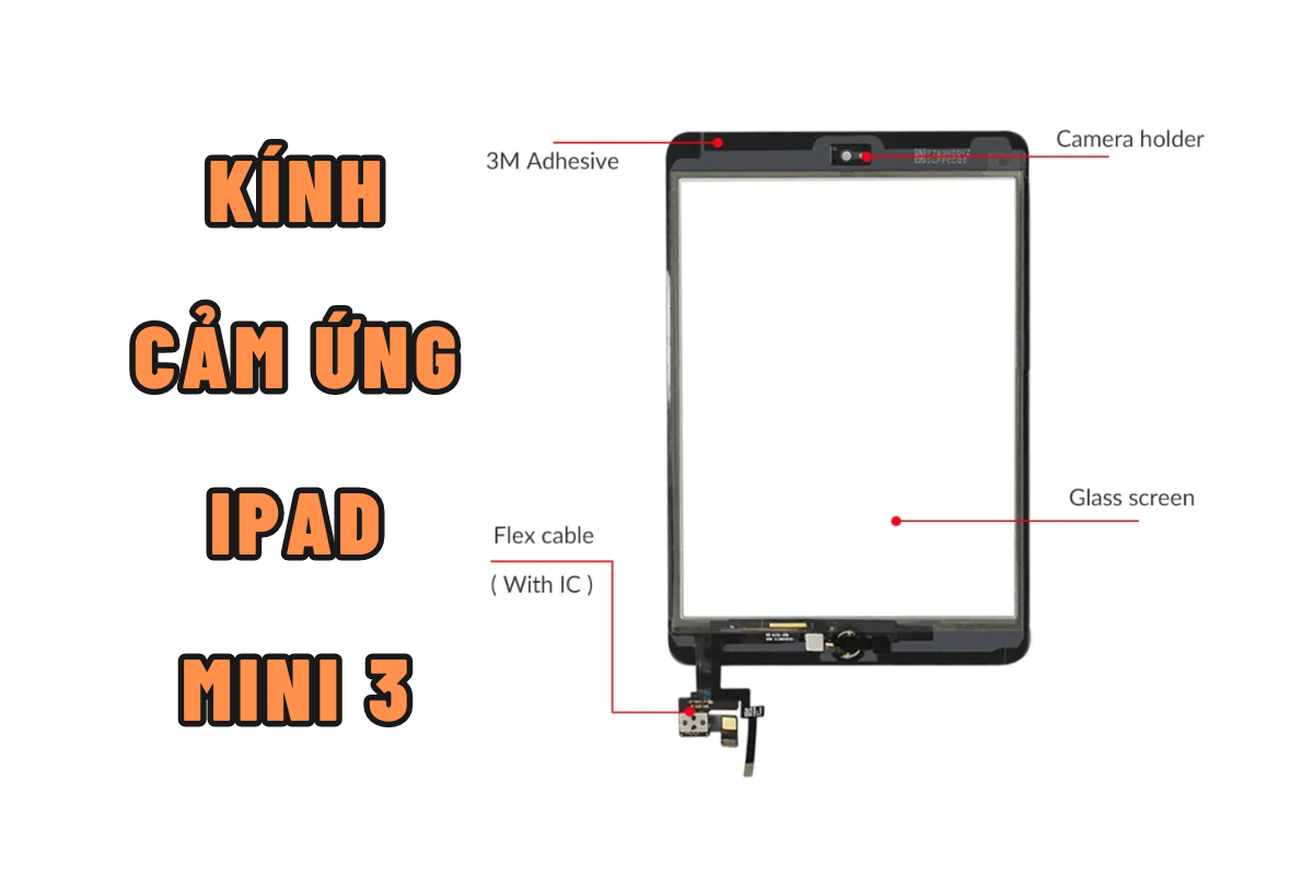 kính cảm ứng iPad Mini 3