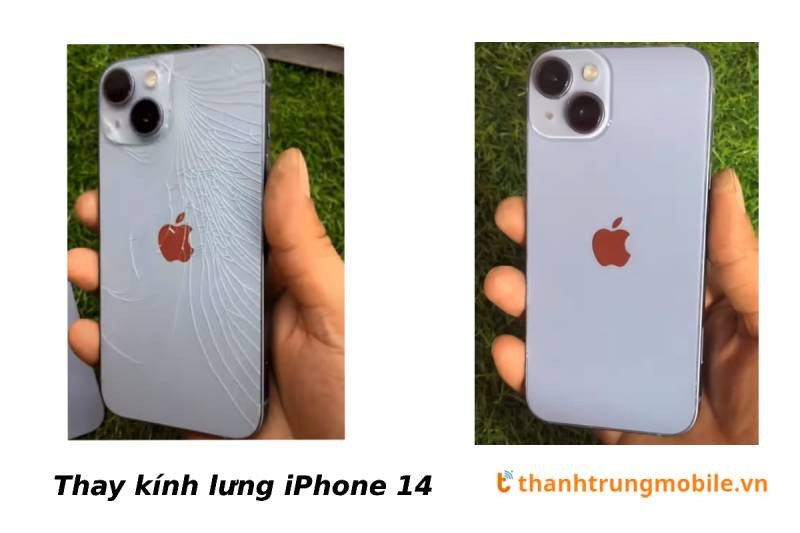 Thay kính lưng iPhone 14 - Thành Trung Mobile