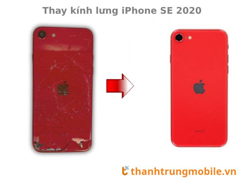 Thay kính lưng iPhone SE 2020