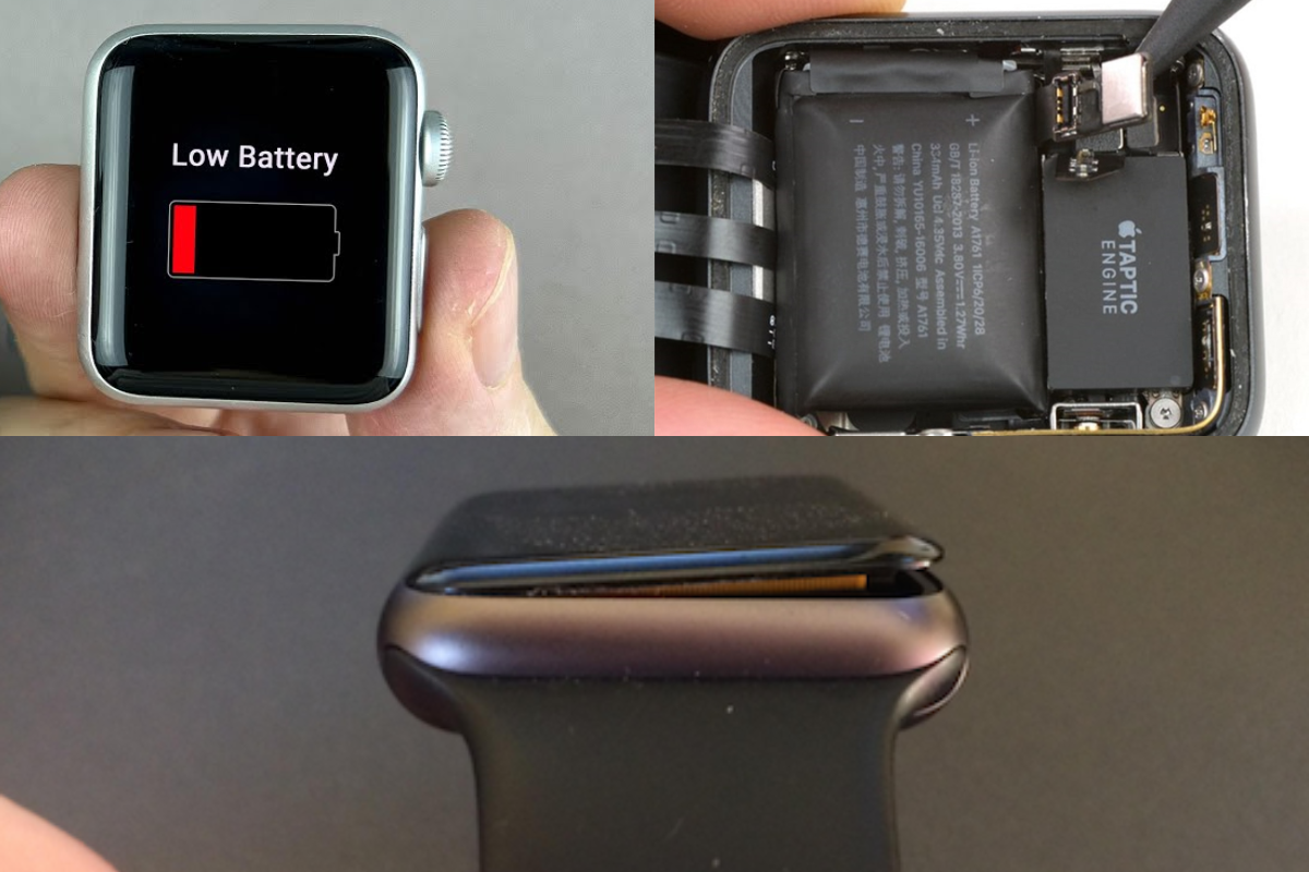 Pin Apple Watch Series 2,1,3 bị hỏng