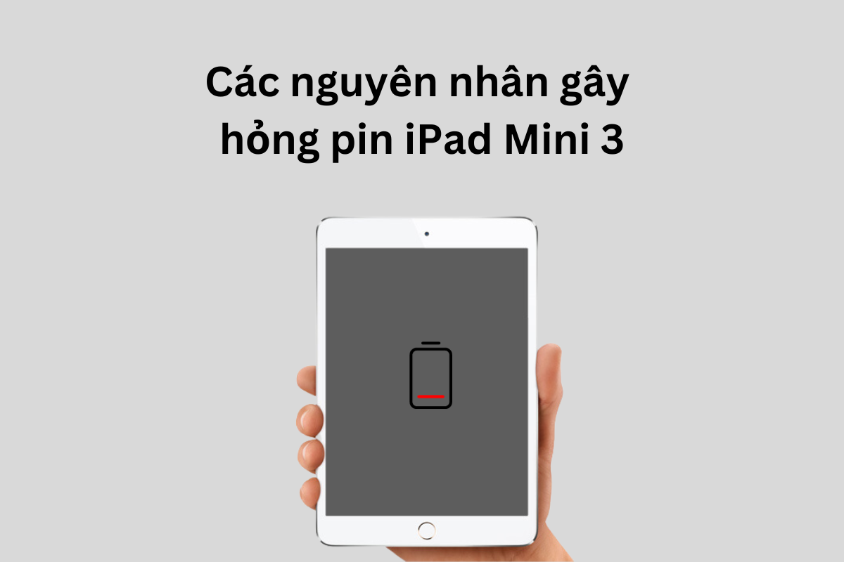Thay pin iPad Mini 3 - 2