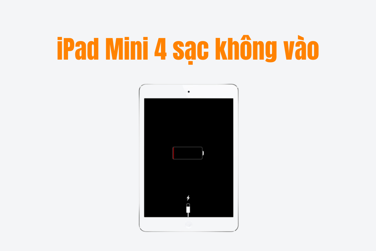 Dấu hiệu pin iPad Mini 4 chai pin