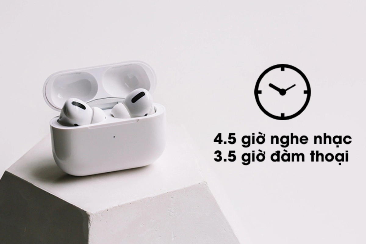 Thời gian sử dụng AirPod Pro