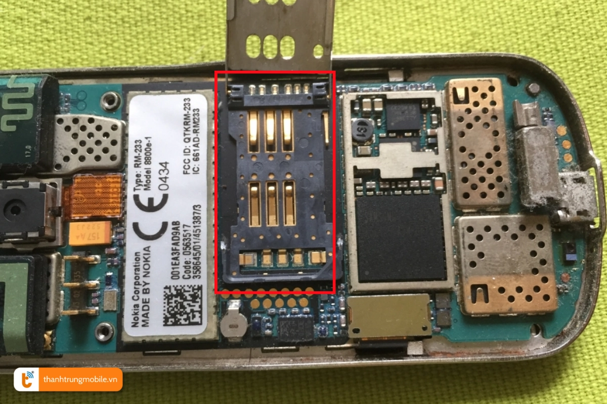 Mainboard ở Nokia 8800e