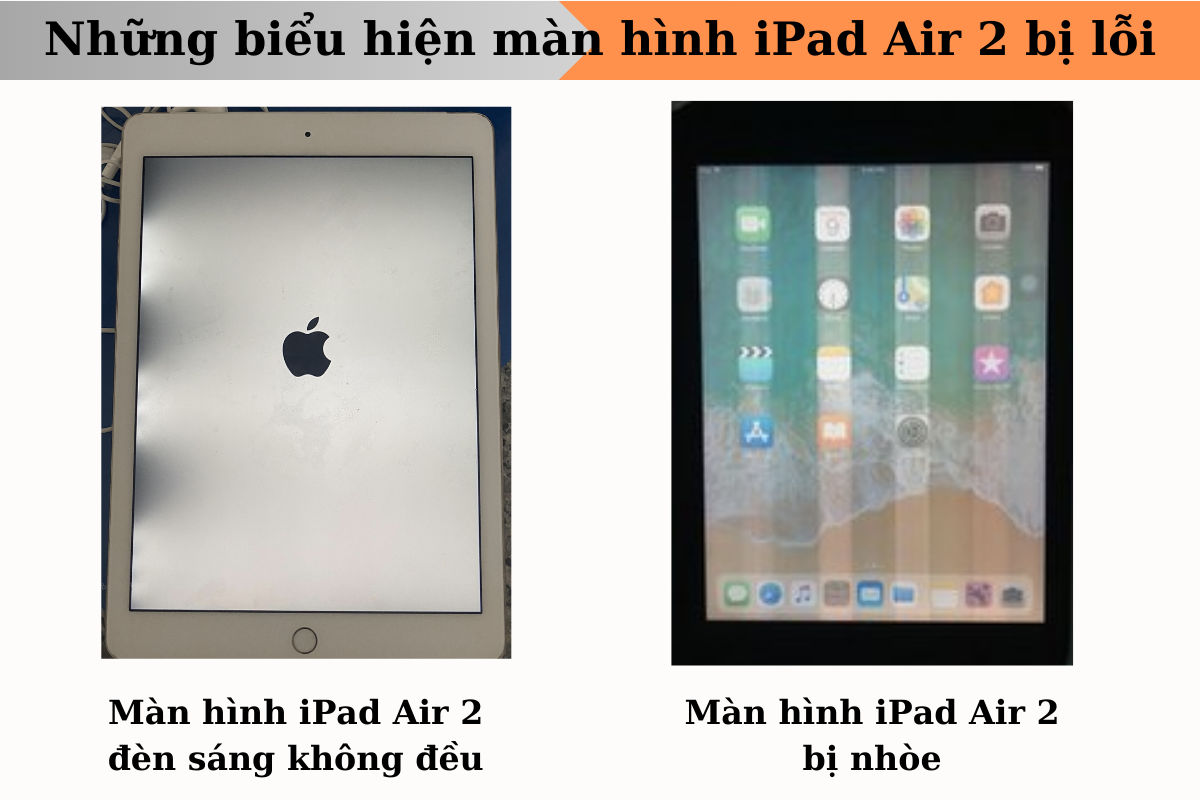 Màn hình iPad Air 2 bị lỗi