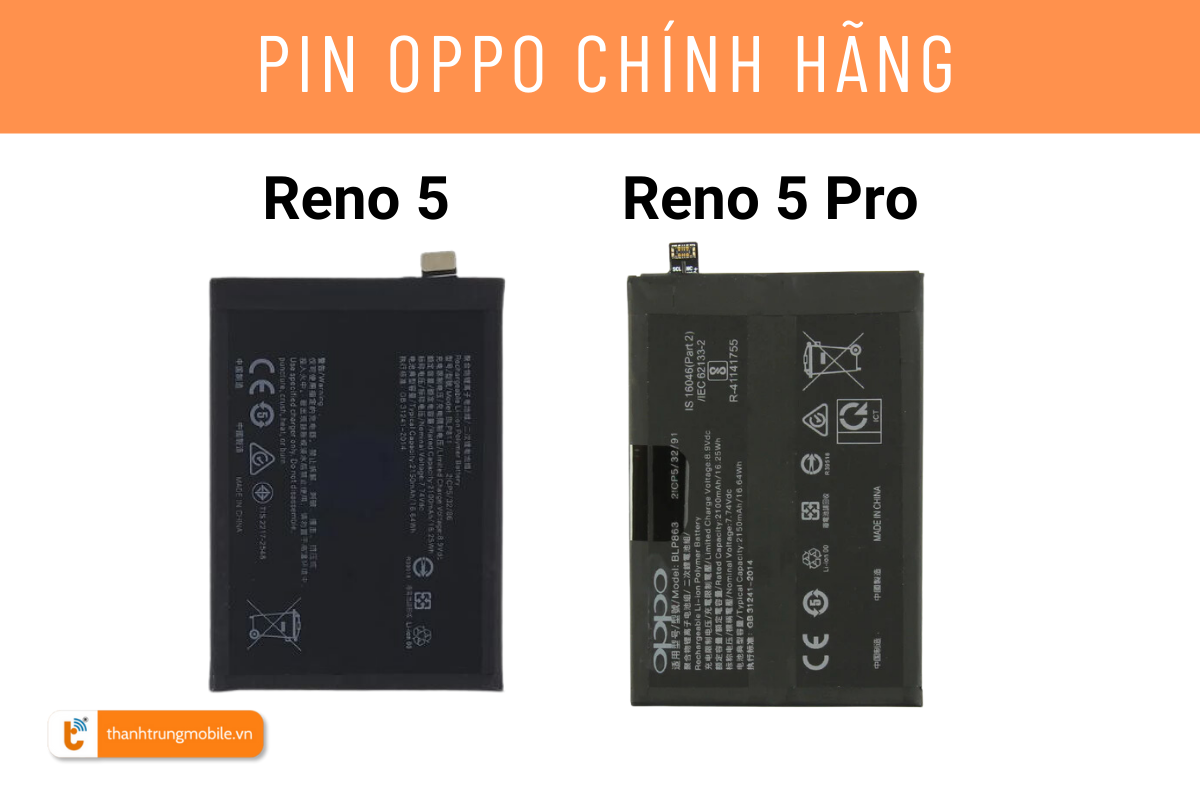 Pin Oppo Reno 5 | Oppo Reno 5 Pro chính hãng