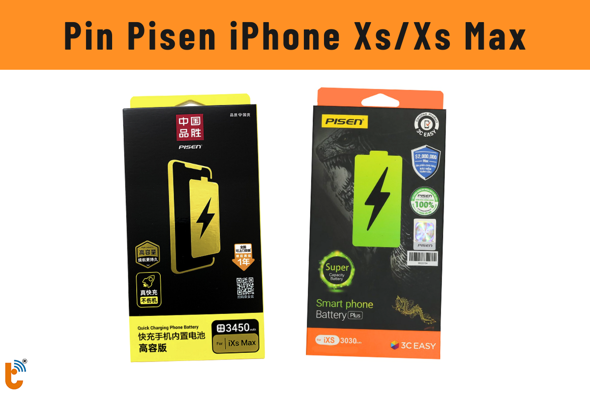 Pin Pisen iPhone XS Max/XS