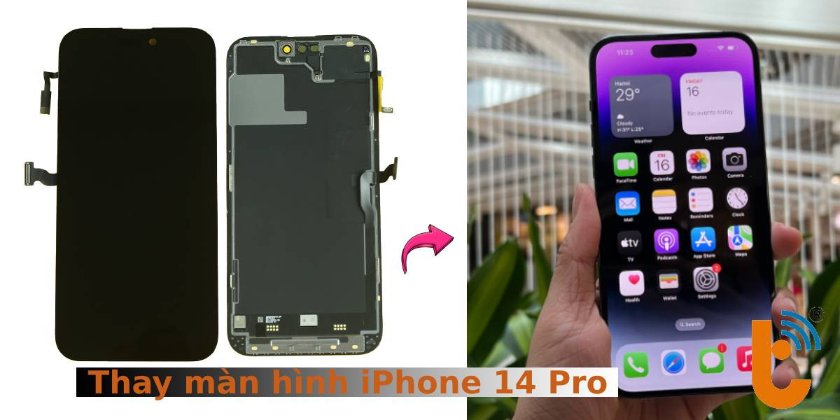 Thay màn hình iPhone 14 Pro - Thành Trung Mobile