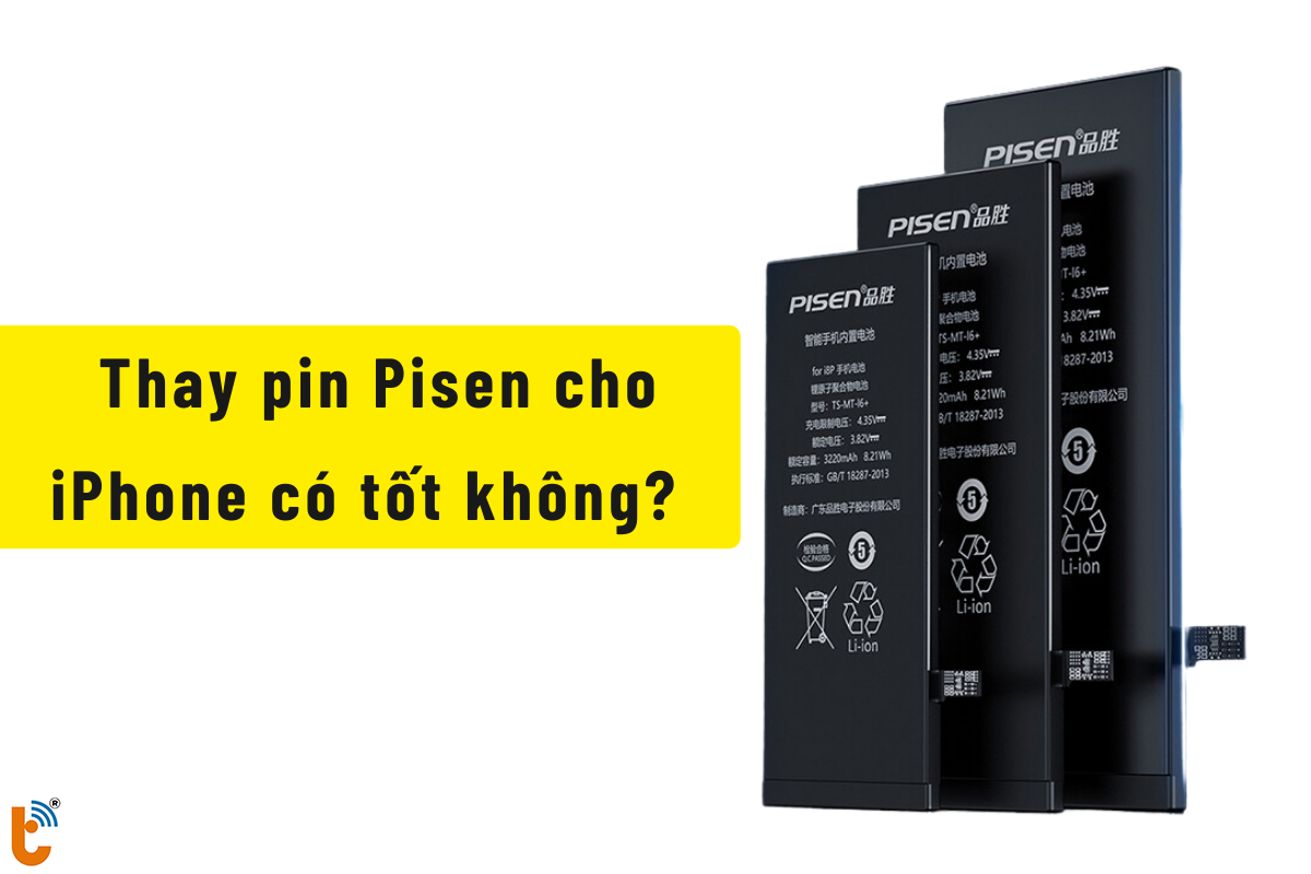 Thay pin Pisen cho iPhone