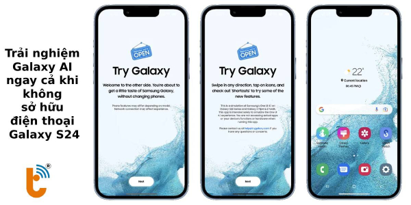Try Galaxy - Trải nghiệm Galaxy AI ngay cả khi không sở hữu điện thoại Galaxy S24