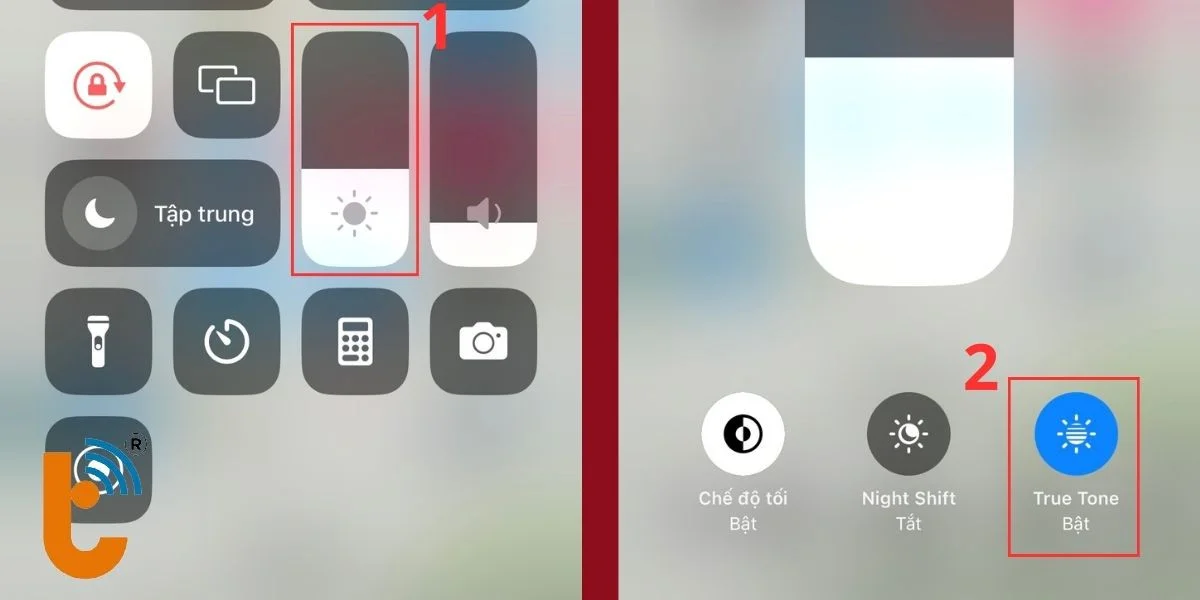 Bật/tắt tính năng True Tone trên iPhone