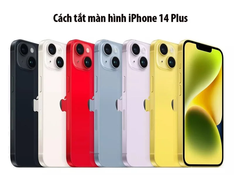 Cách tắt màn hình iPhone 14 Plus