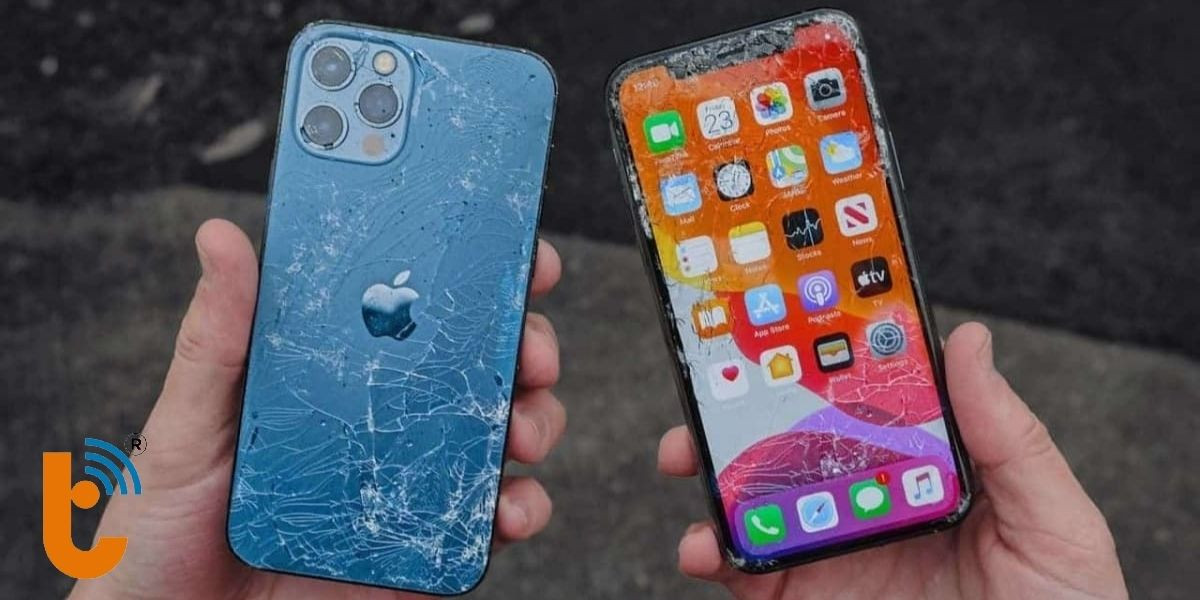iPhone 13 bị va đập mạnh khiến màn hình bị nứt vỡ