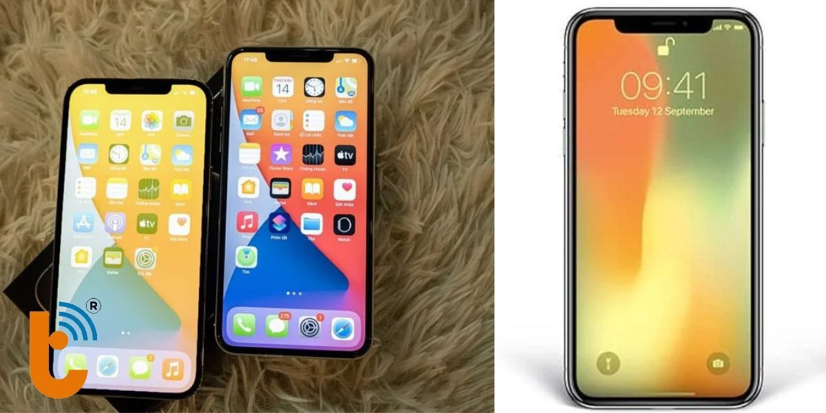 Màn hình iPhone X bị ố vàng