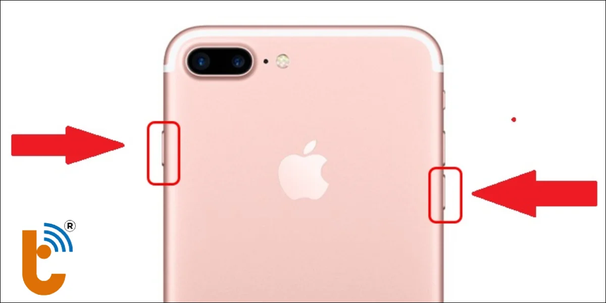 Khởi động lại iPhone 7 Plus