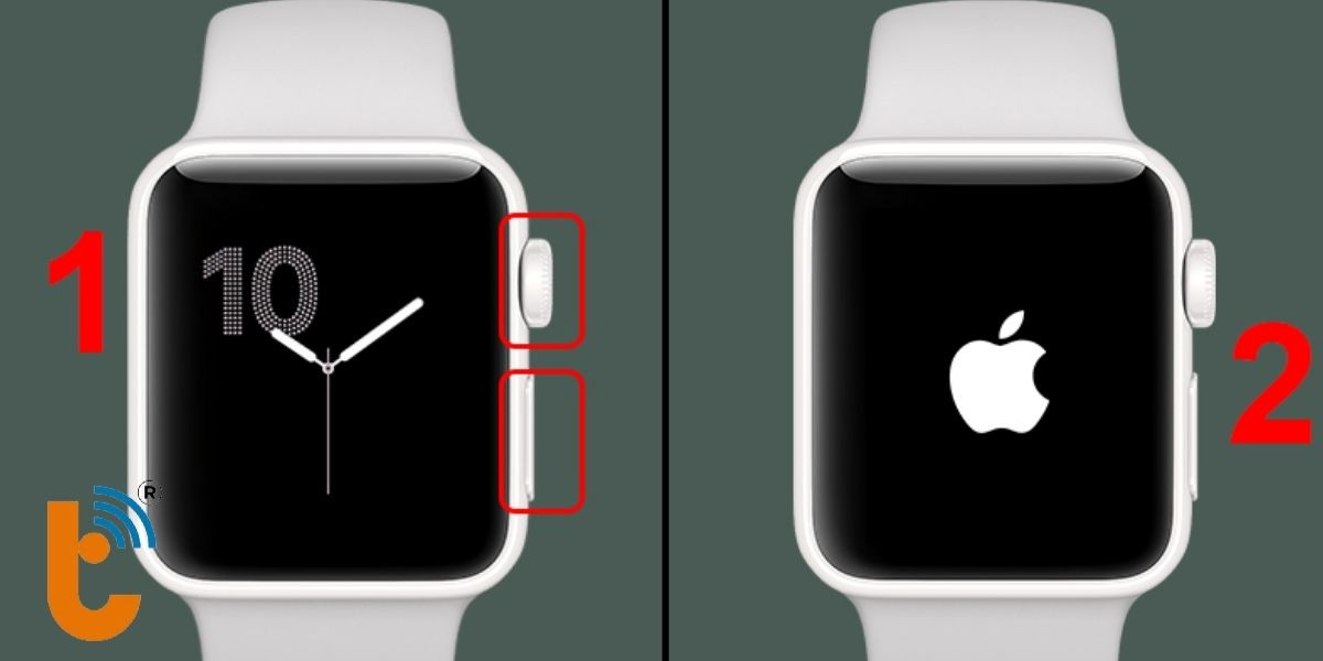 Khởi động lại thiết bị Apple Watch