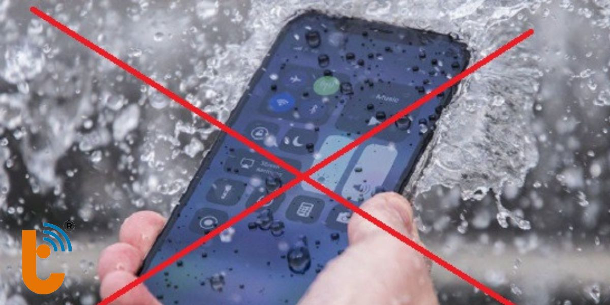 Không để iPhone tiếp xúc với nước