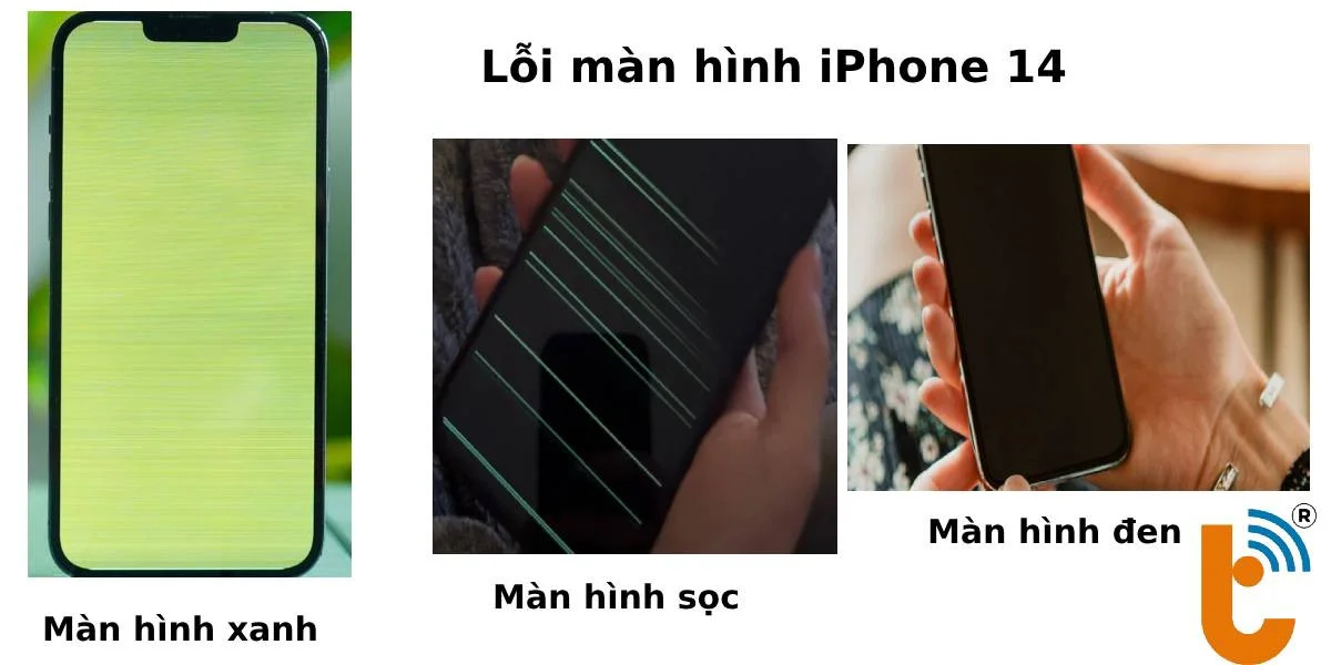 Màn hình iPhone 14 với các lỗi thường gặp