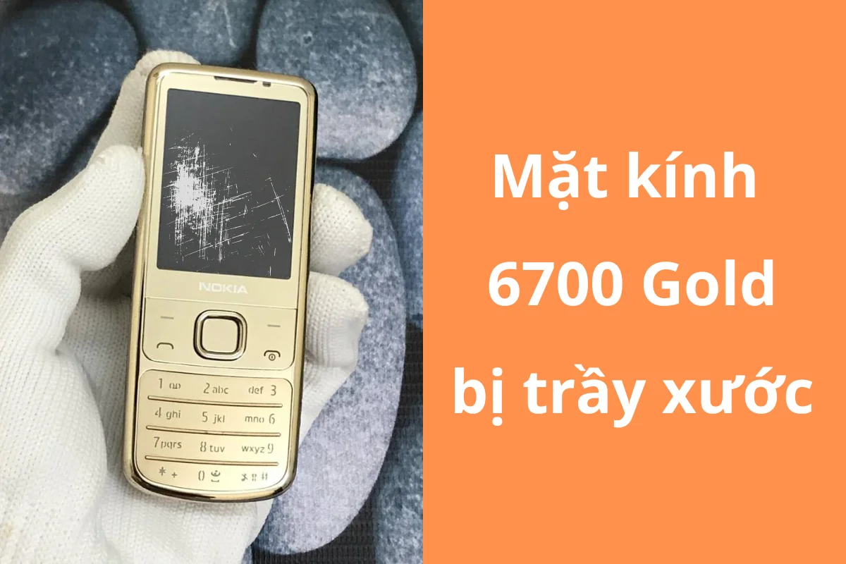 mặt kính Nokia 6700 Gold